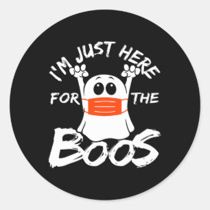 Adesivo Estou aqui para o Galinha Engraçado do Boos Hallow