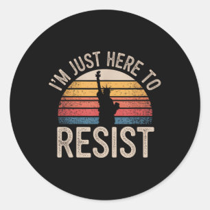 Adesivo Estou Aqui Para Resistir À Estátua Da Resistência