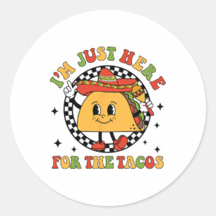 Adesivo Estou aqui pelas mulheres dos Tacos Cinco de Mayo 