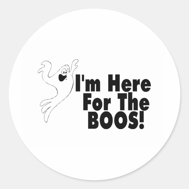 Adesivo Estou aqui pelos Boos (Frente)