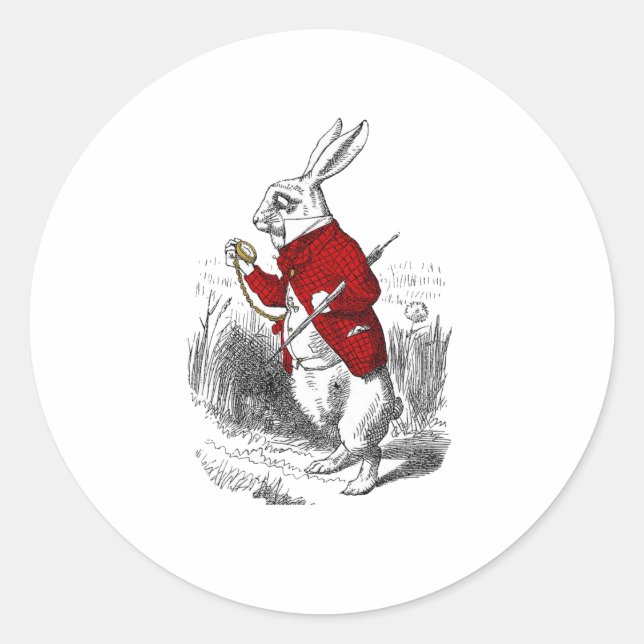 Adesivo Estou atrasado, estou atrasado (Frente)