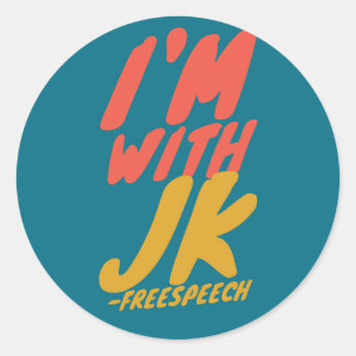 Adesivo estou com o jk