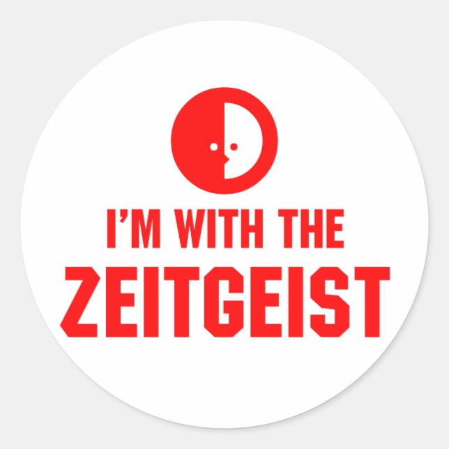 Adesivo Estou com o ZEITGEIST (Frente)