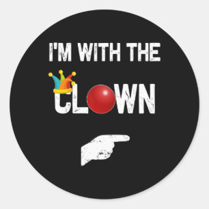 Adesivo Estou com os Fatos de Halloween
