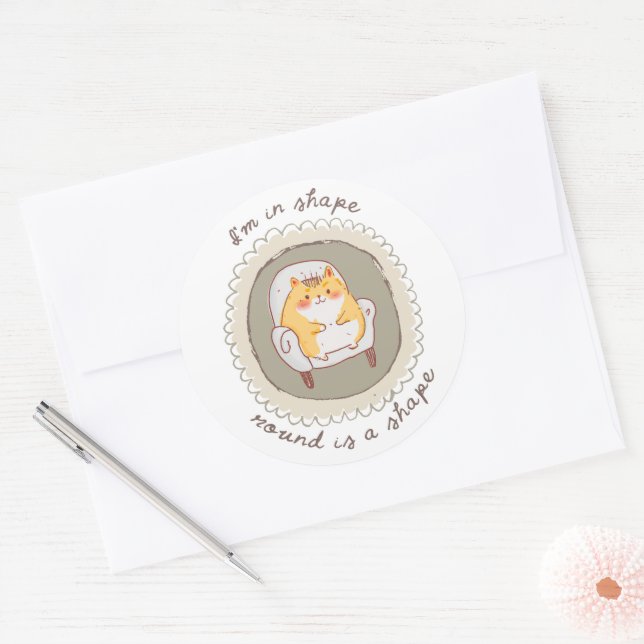 Adesivo Estou em forma (Envelope)