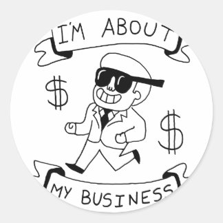 Adesivo Estou falando do meu negócio zazzle.png