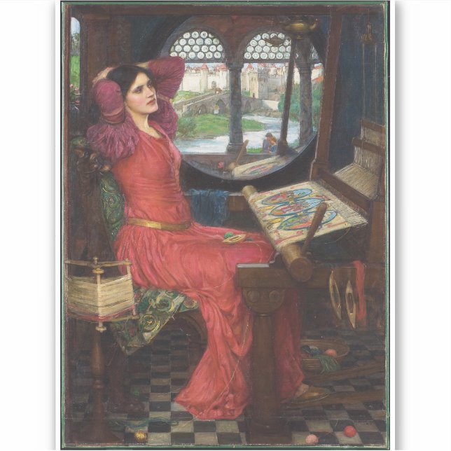 Adesivo Estou Meio Doente das Sombras - John Waterhouse (Frente)