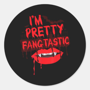 Adesivo Estou Muito Fantástico Palhaço Vampiro Halloween