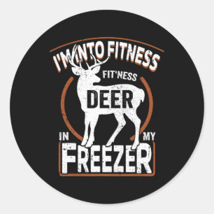 Adesivo Estou na Malhação Deer Freezer, Pai Engraçado, Hun