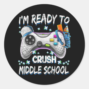 Adesivo Estou pronto para esmagar o videogame da Escola Mé