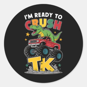 Adesivo Estou Pronto Para Esmagar Tk Dinossauro Ck Para Es