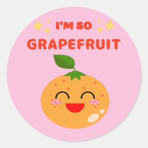 ADESIVO ESTOU TÃO GRAPEFRUIT