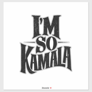 Adesivo Estou tão Kamala Brat Green Meme