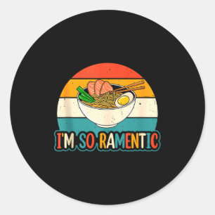 Adesivo Estou Tão Ramentico - Macarrão Ramen Casal Combina