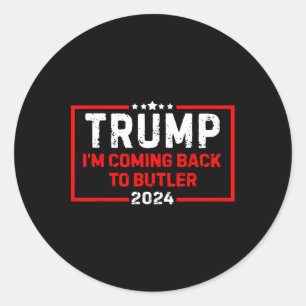 Adesivo Estou Voltando Para A Luta De Butler Trump Bandeir