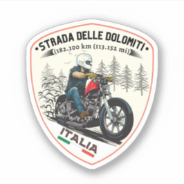 Adesivo Estrada estatal 48 das Dolomitas 1