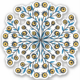 Adesivo Estranha Criatura Gótico Fantasia Arte Com Olhos
