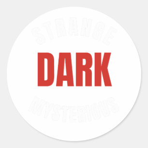 Adesivo estranho escuro e misterioso, Sr. Ballen