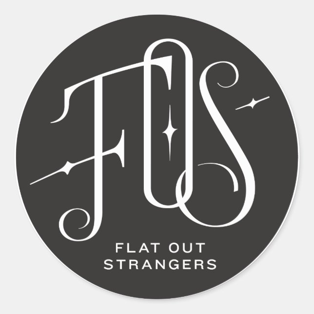 Adesivo Estranhos Flat Out (Frente)