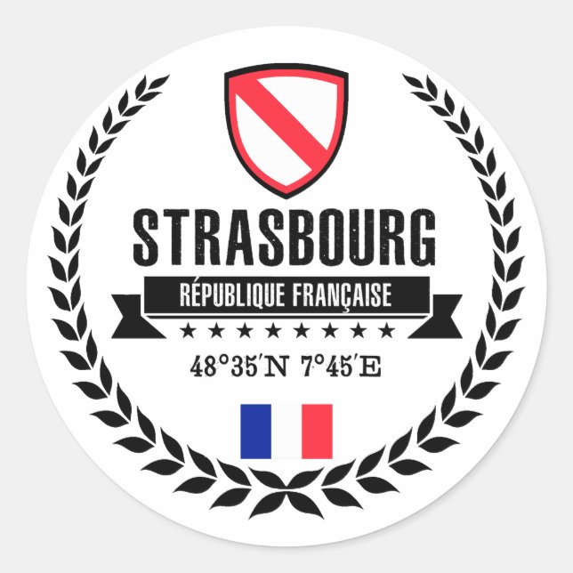 Adesivo Estrasburgo (Frente)