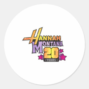 Adesivo Estreia da série Hannah montana 20 anos
