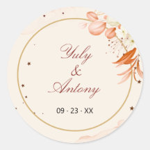 Estrela Alaranjada Outonal Cósmica Casamento Pêsse