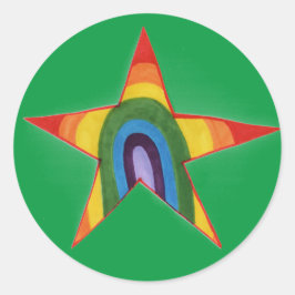 Adesivo Estrela Brilhada