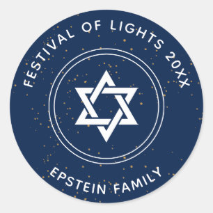 Adesivo Estrela Brilhante De David