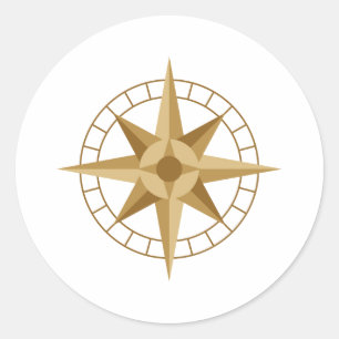 Adesivo Estrela Compass