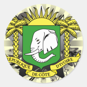 Adesivo Estrela da Costa do Marfim