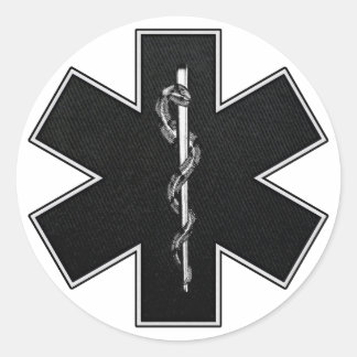 Adesivo Estrela da Vida (BW)