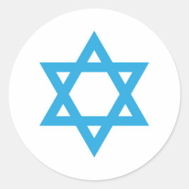 Adesivo Estrela de Davi Estrela Azul Israelense Dia da Ind