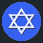 Adesivo Estrela de David Sticker<br><div class="desc">Estrela de David em adesivos</div>