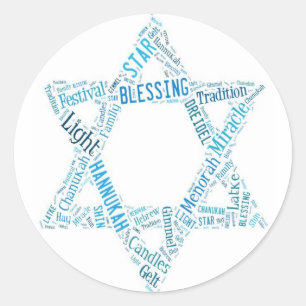 Adesivo Estrela de David Stickers