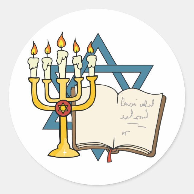 Adesivo Estrela de David Stickers (Frente)