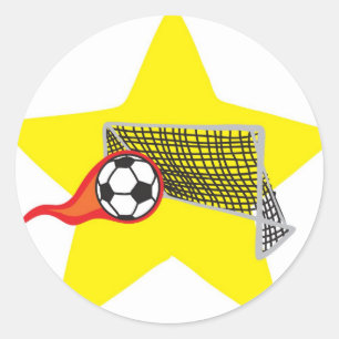 Adesivo Estrela de futebol! Customizável:
