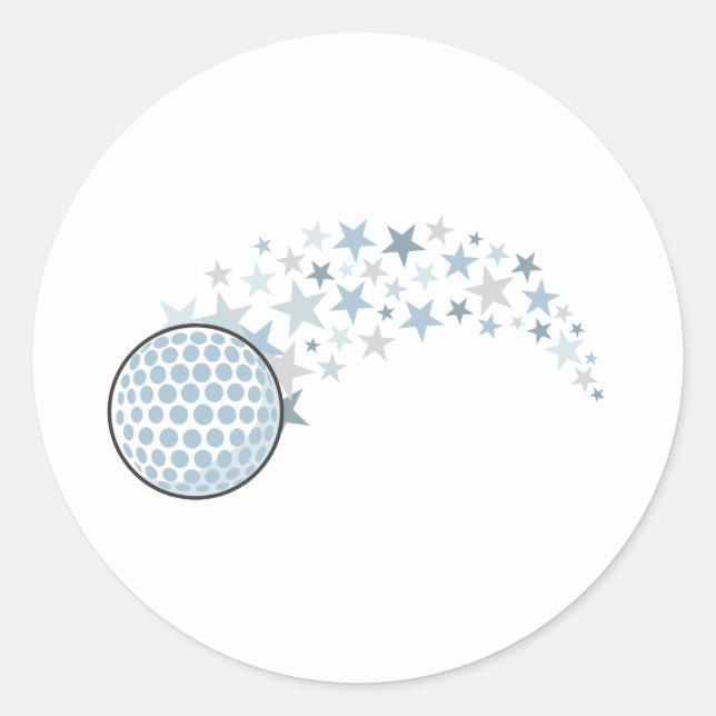 Adesivo Estrela de Golfe brilhante (Frente)