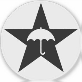 Adesivo Estrela de Pluviófilo v2 (preto)