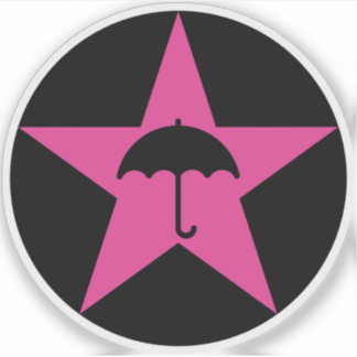 Adesivo Estrela de Pluviófilo v2 (rosa)