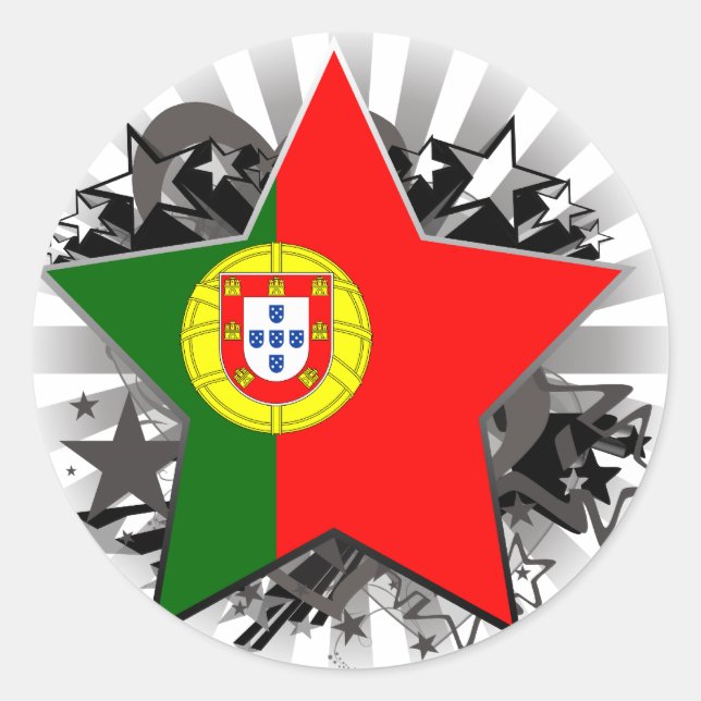 Adesivo Estrela de Portugal (Frente)