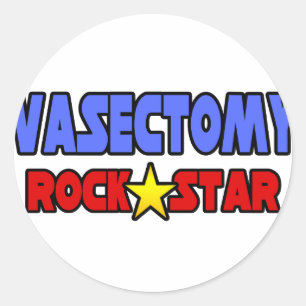 Adesivo Estrela de Rocha Vasectomia