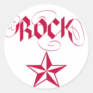 Adesivo Estrela de Rock