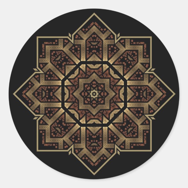 Adesivo estrela de vidro coloração (Frente)