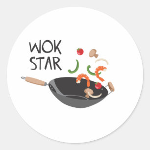 Adesivo Estrela de Wok