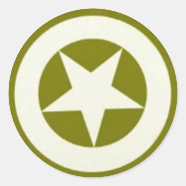 Adesivo Estrela do Exército (Frente)