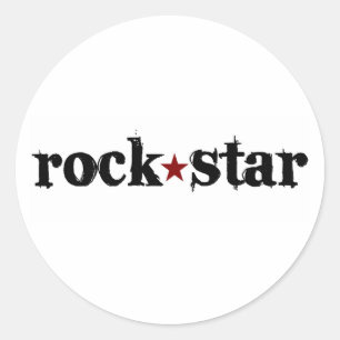 Adesivo Estrela do rock