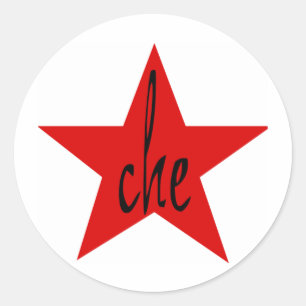 Adesivo Estrela do vermelho de Che!