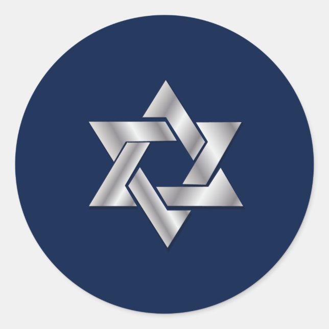 Adesivo Estrela dourada PixDezines de fundo david/DIY (Frente)