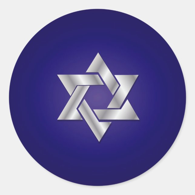 Adesivo Estrela dourada PixDezines de fundo david/DIY (Frente)