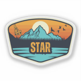 Adesivo Estrela, Idaho